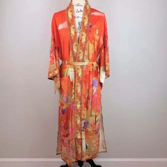 Bohemian Enchanted Mermaid Kimono Duster NEW! - Picture 6 of 12